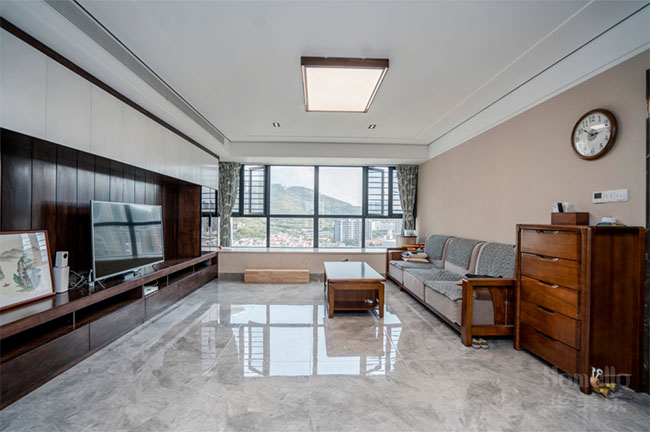 161㎡新中式，敞亮大客廳+多功能餐廳，顏值與實用性拉滿